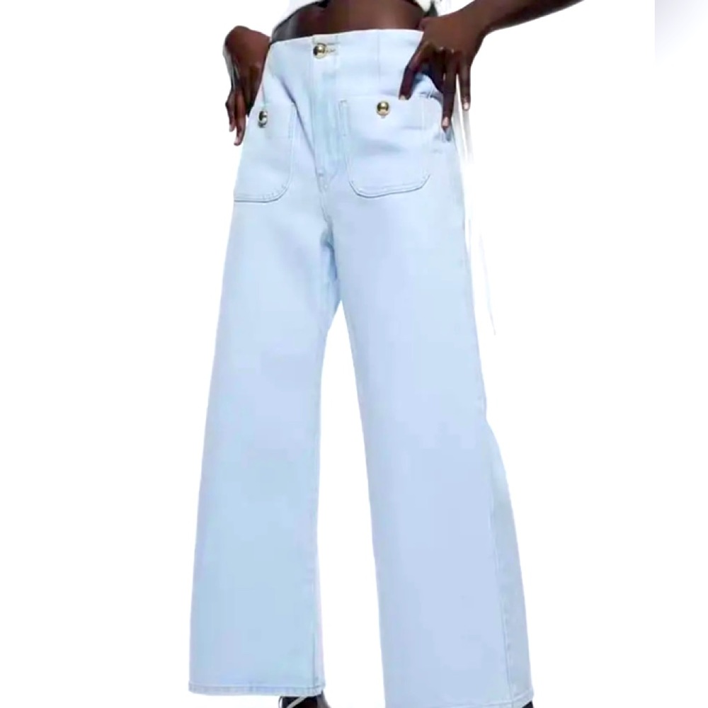 Seeking for Zara wide leg jean, size 4 NotForSell